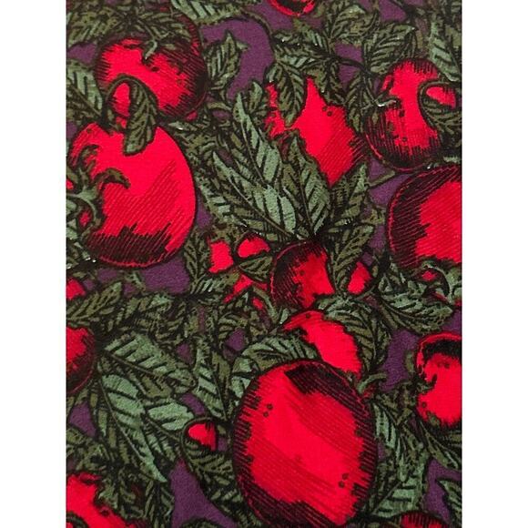 NWOT Lularoe One Size Tomato Vine Pattern Leggings - Picture 3 of 6
